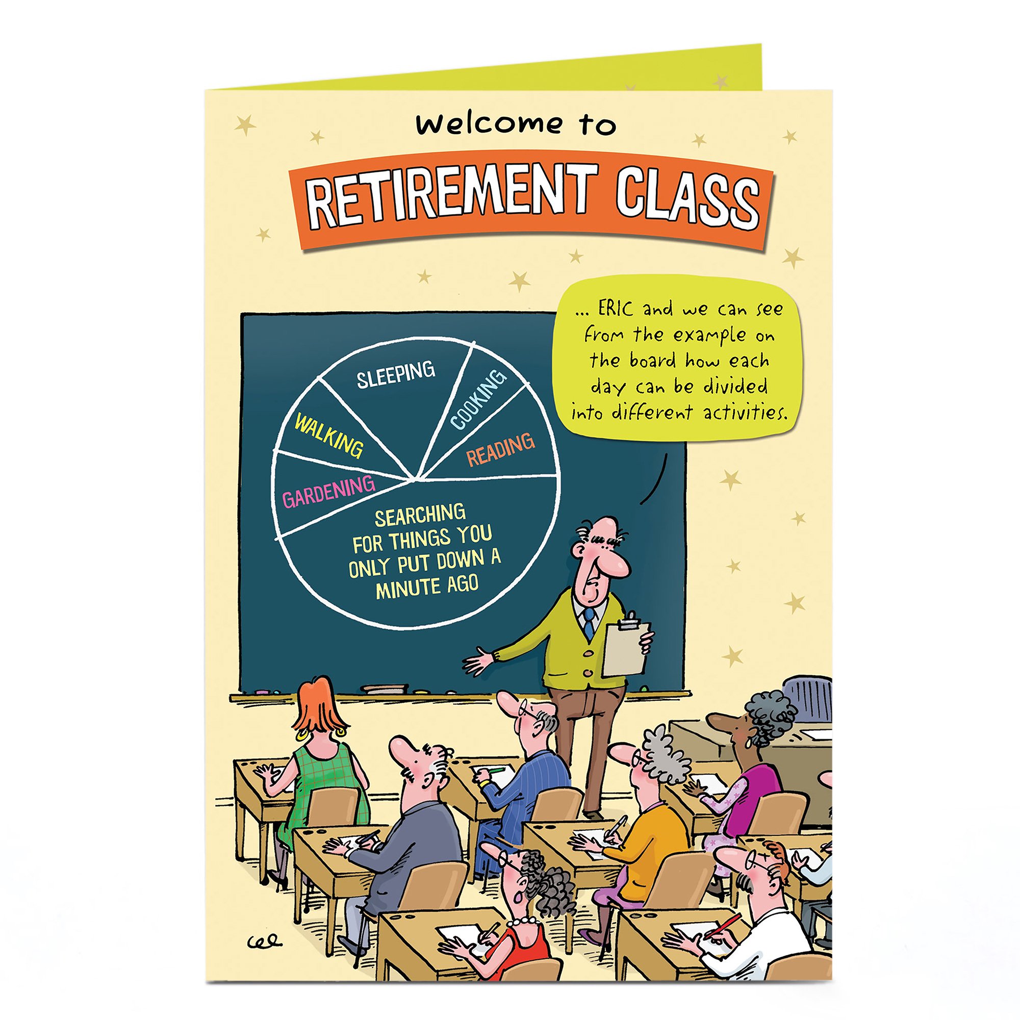 Personalised Retirement Card - Retirement Class