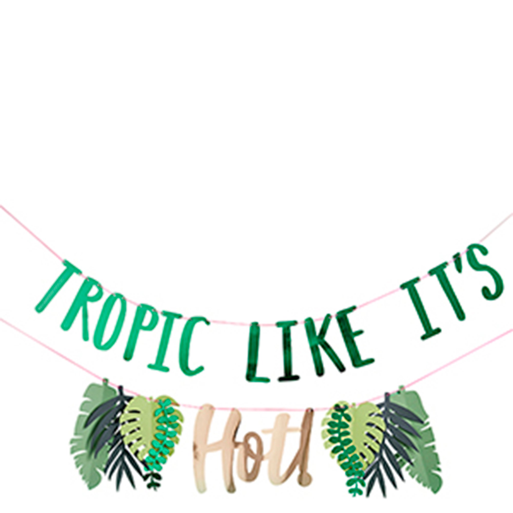 Tropic Like It's Hot Party Banner 