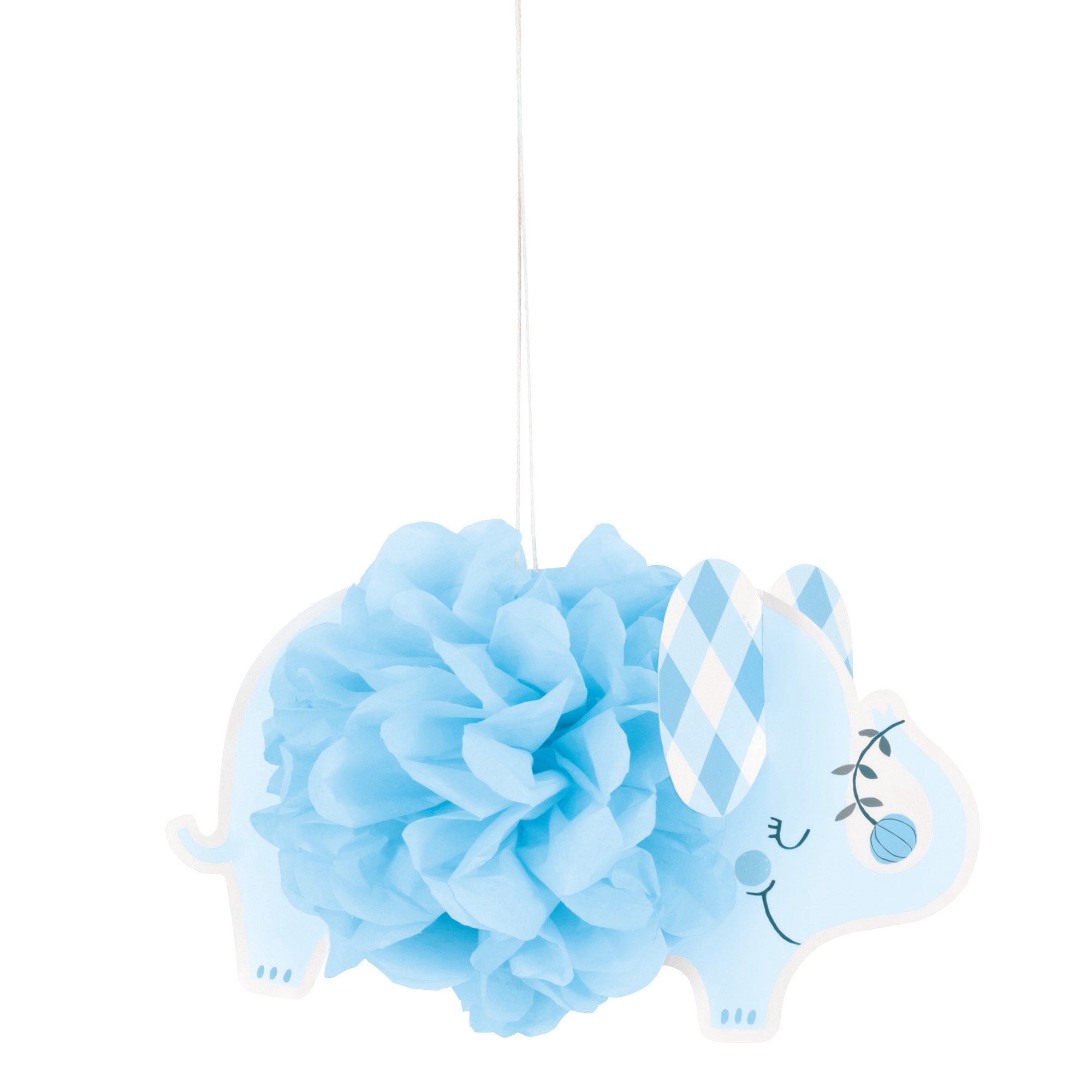 Blue Elephant Baby Shower Accessories Kit 