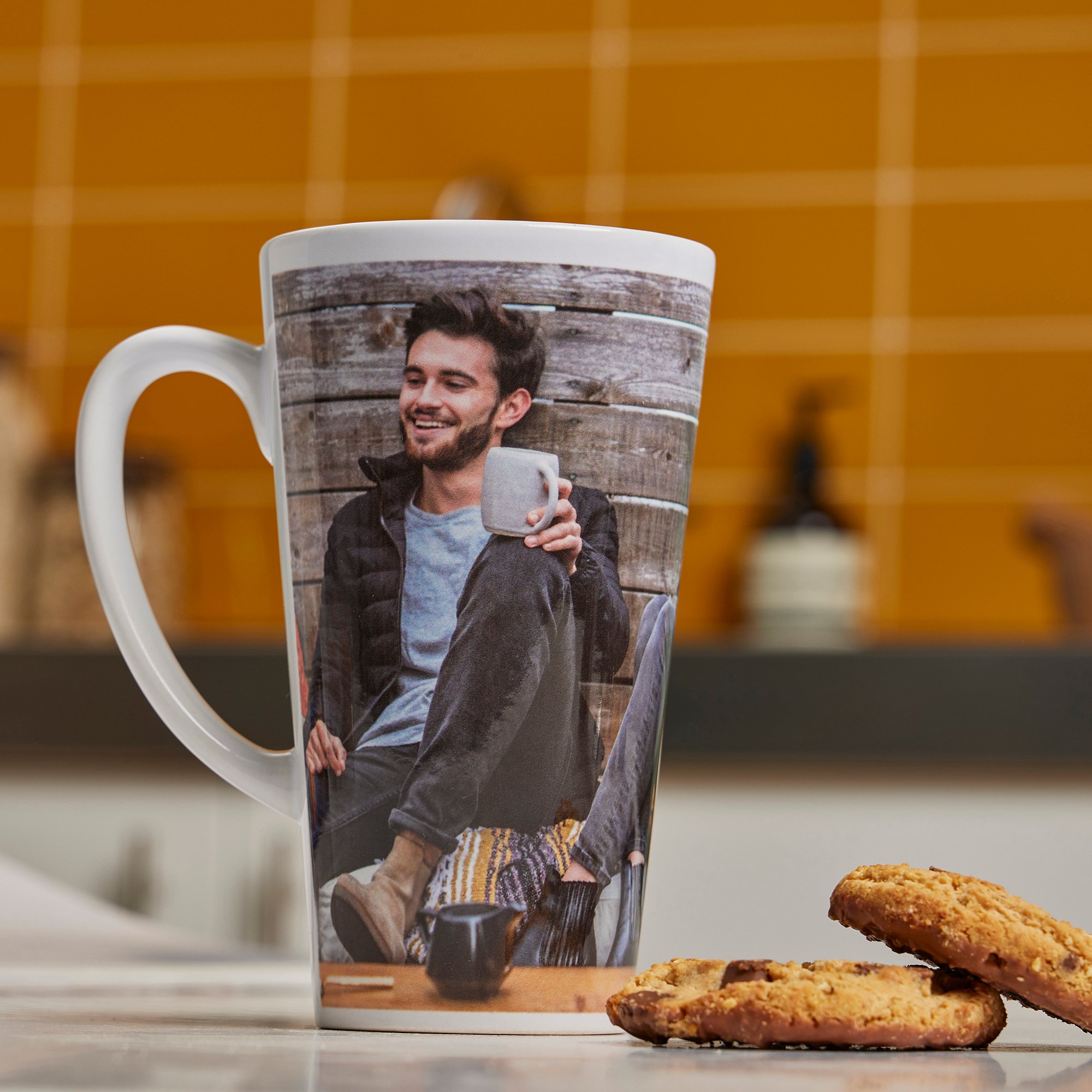 Personalised 17oz Photo Latte Mug