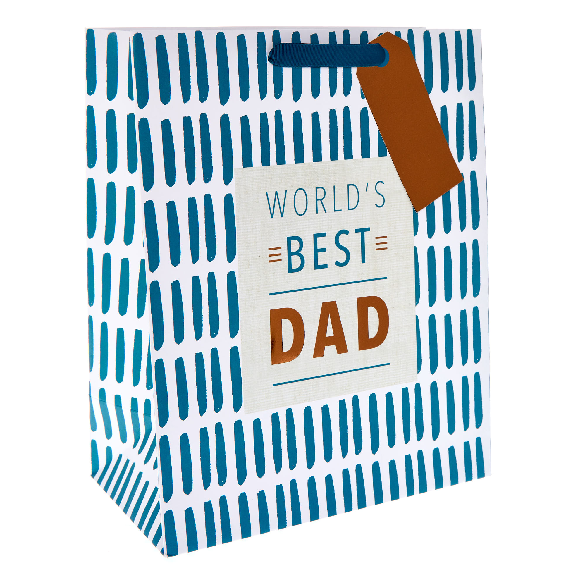 World's Best Dad Large Portrait Gift Bag