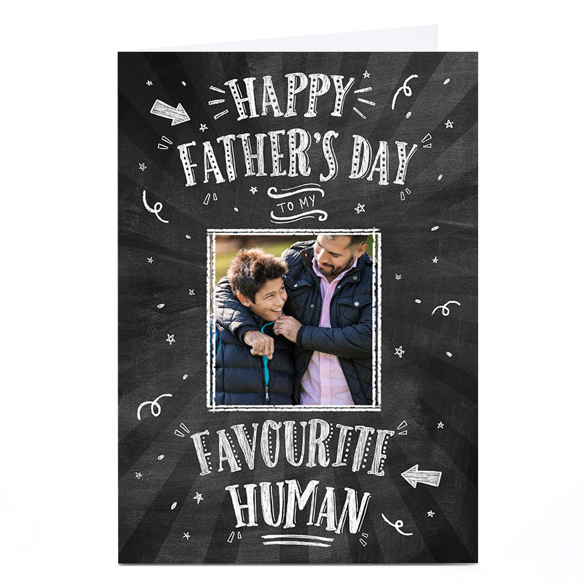 Photo Father's Day Card - My Favourite Human