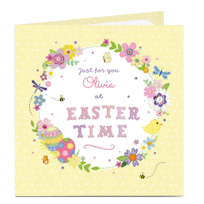 Personalised Easter Card - Easter Time