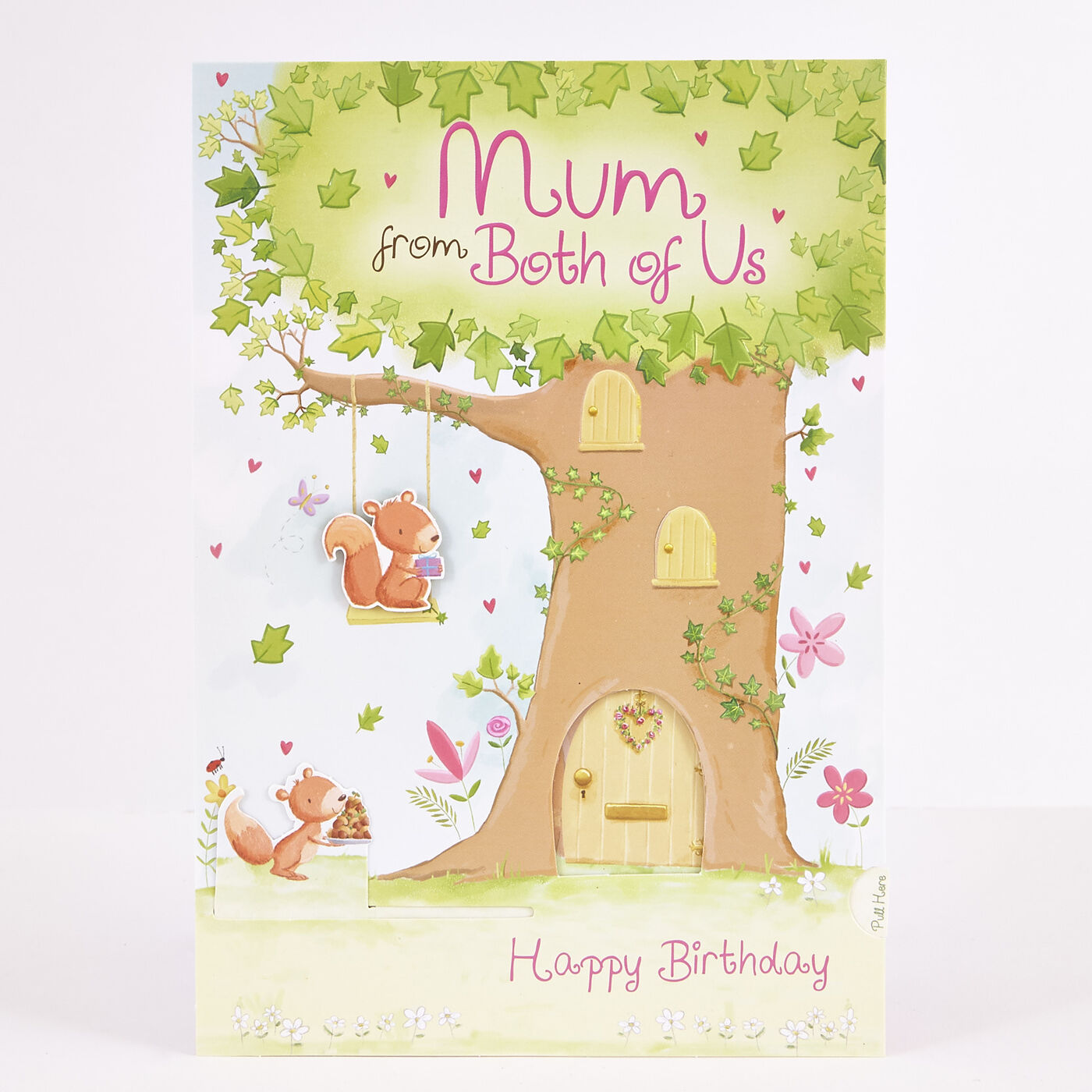 Old English Co. Happy Birthday Card For Mum Or Dad From Three Young Children - Cute Bear Cub Card 'From Your Little Bear Cubs' - Blank Inside Envelope