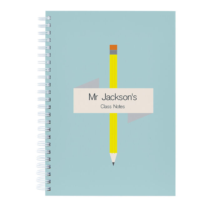 Personalised Pencil Notebook