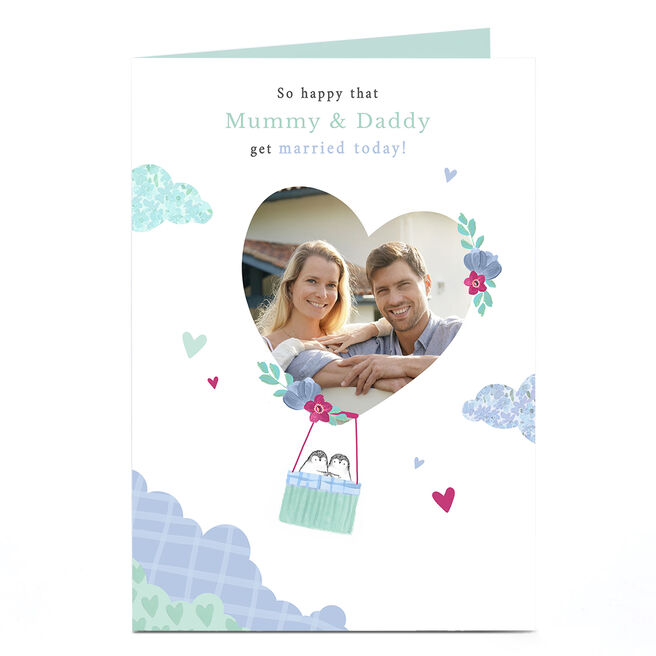 Photo Wedding Card - Mummy And Daddy Get Married Today