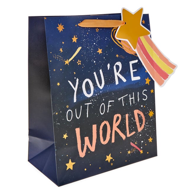 You're Out Of This World Large Portrait Gift Bag