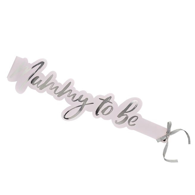 Mummy To Be Paper Sash