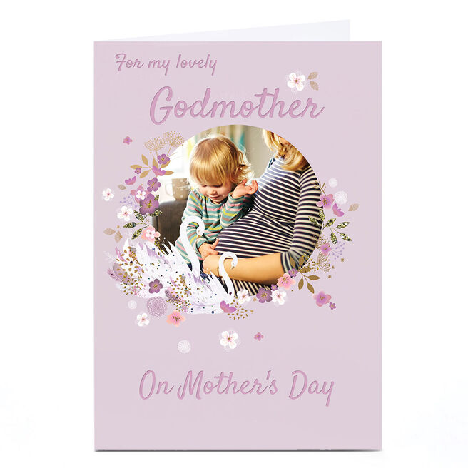Photo Kerry Spurling Mother's Day Card - Godmother, Swans