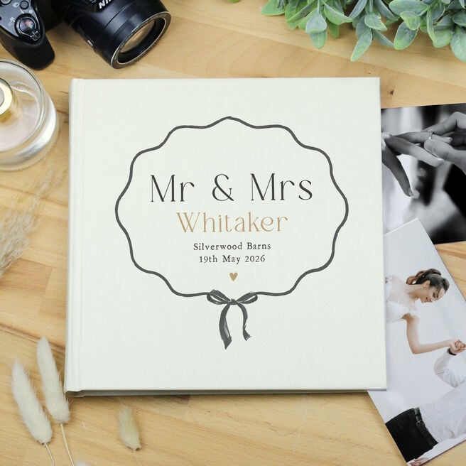 Personalised Wedding Square Photo Album