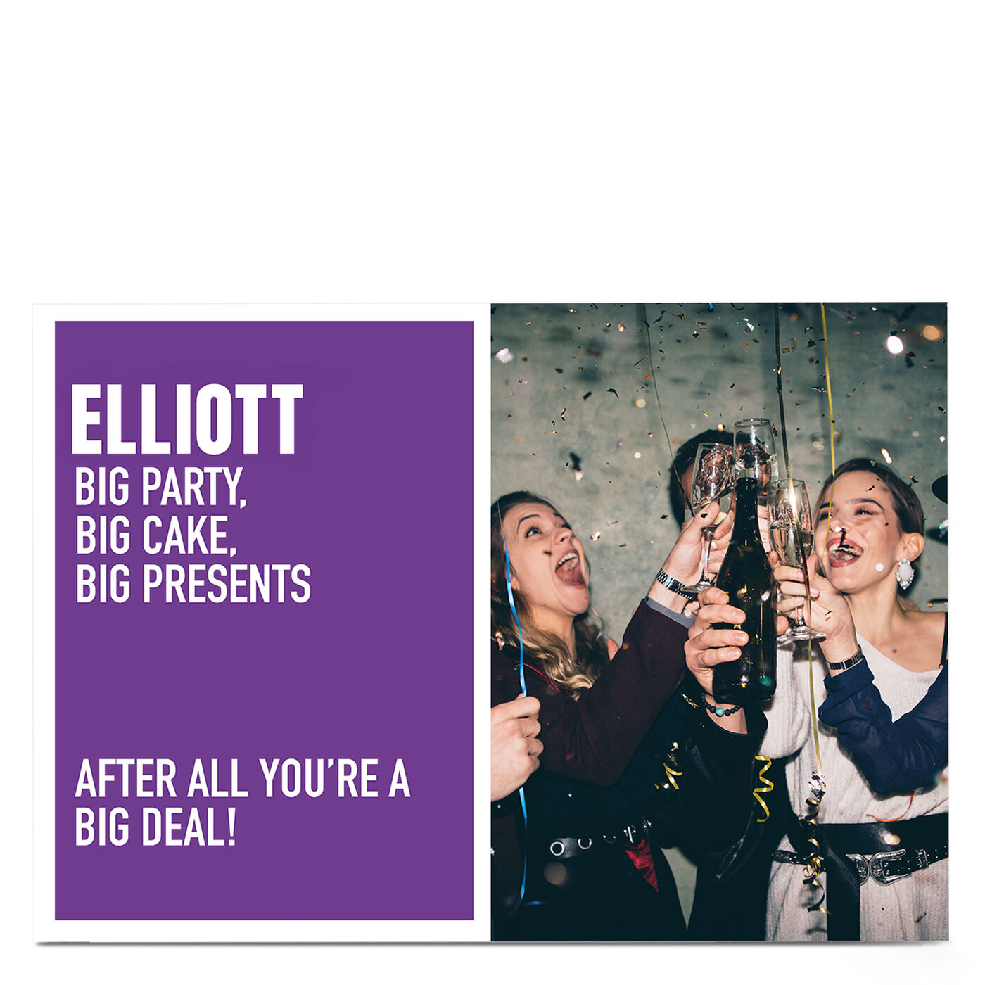 Buy Photo Wordee Birthday Card Big Deal for GBP 2.29 Card Factory UK