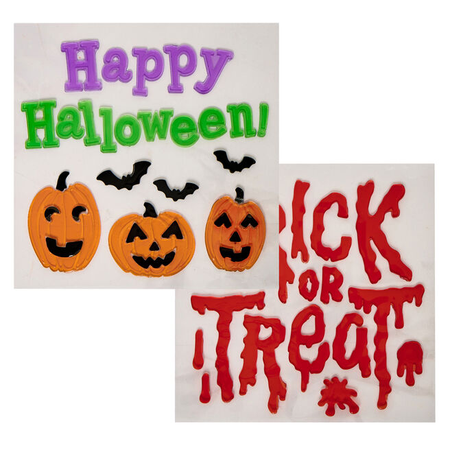 Halloween Gel Window Decorations (Lucky Dip)