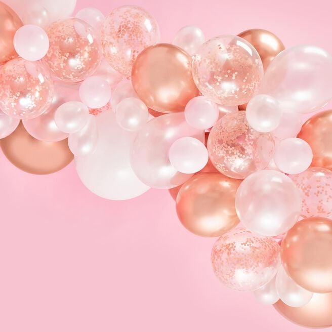 Rose Gold Balloon Arch Kit