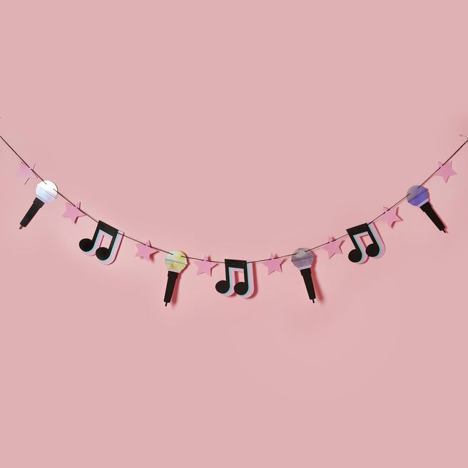 Let's Dance Party Card Garland 2m