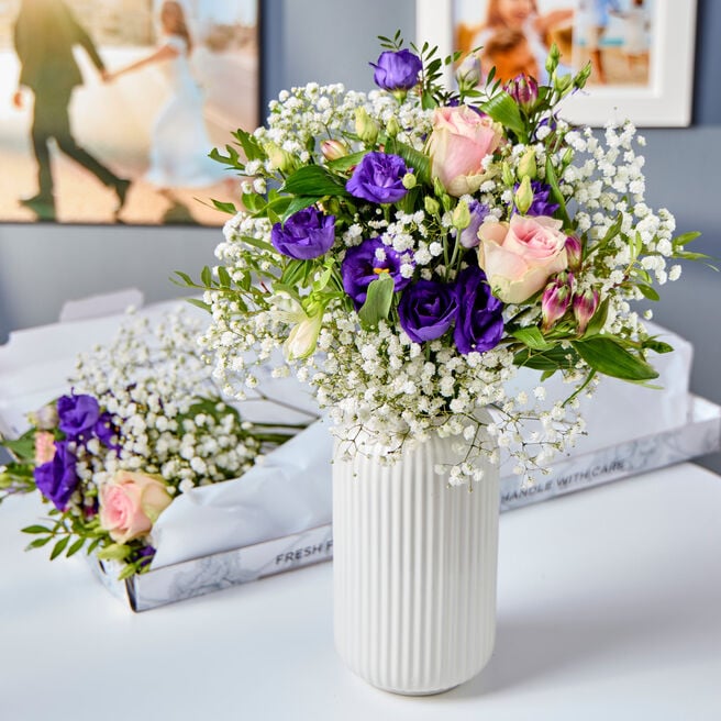 Blossoming Gifts Elegance Letterbox Flower Bouquet - Free Delivery!