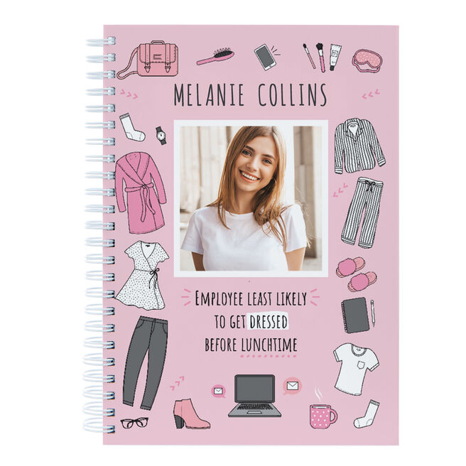 Personalised Notebook - Not Dressed Til Lunchtime