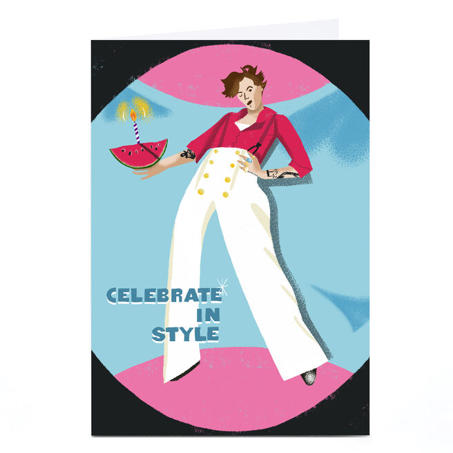 Personalised Stevie Studio Card - Celebrate in Style