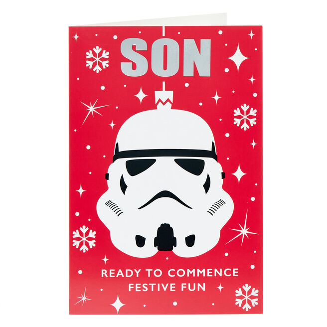 Son Star Wars Christmas Card