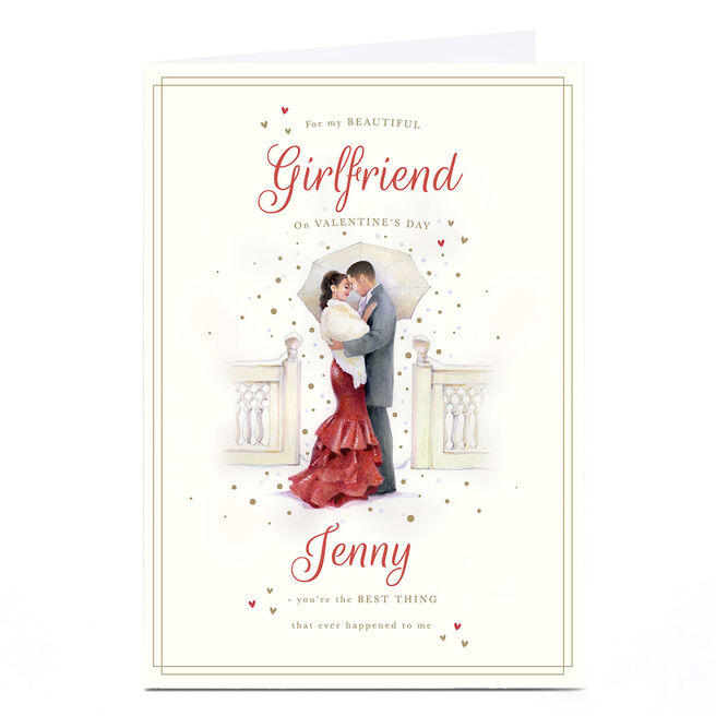 Personalised Valentine's Day Card - Beautiful Girlfriend