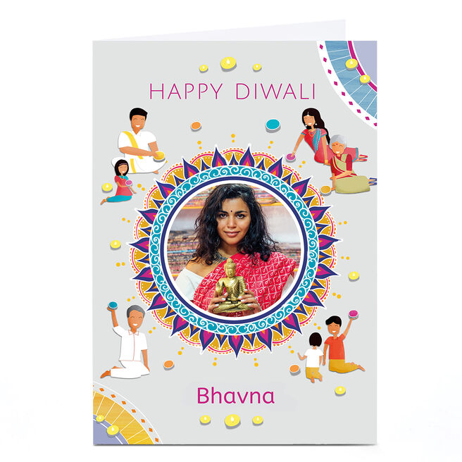 Photo Diwali Card - Any Name