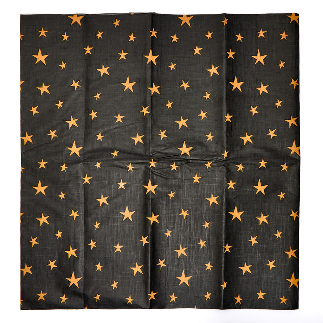 Orange Stars Paper Table Cover