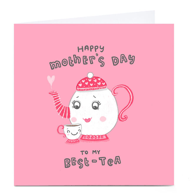 Personalised Blue Kiwi Mother's Day Card - To My Best-Tea