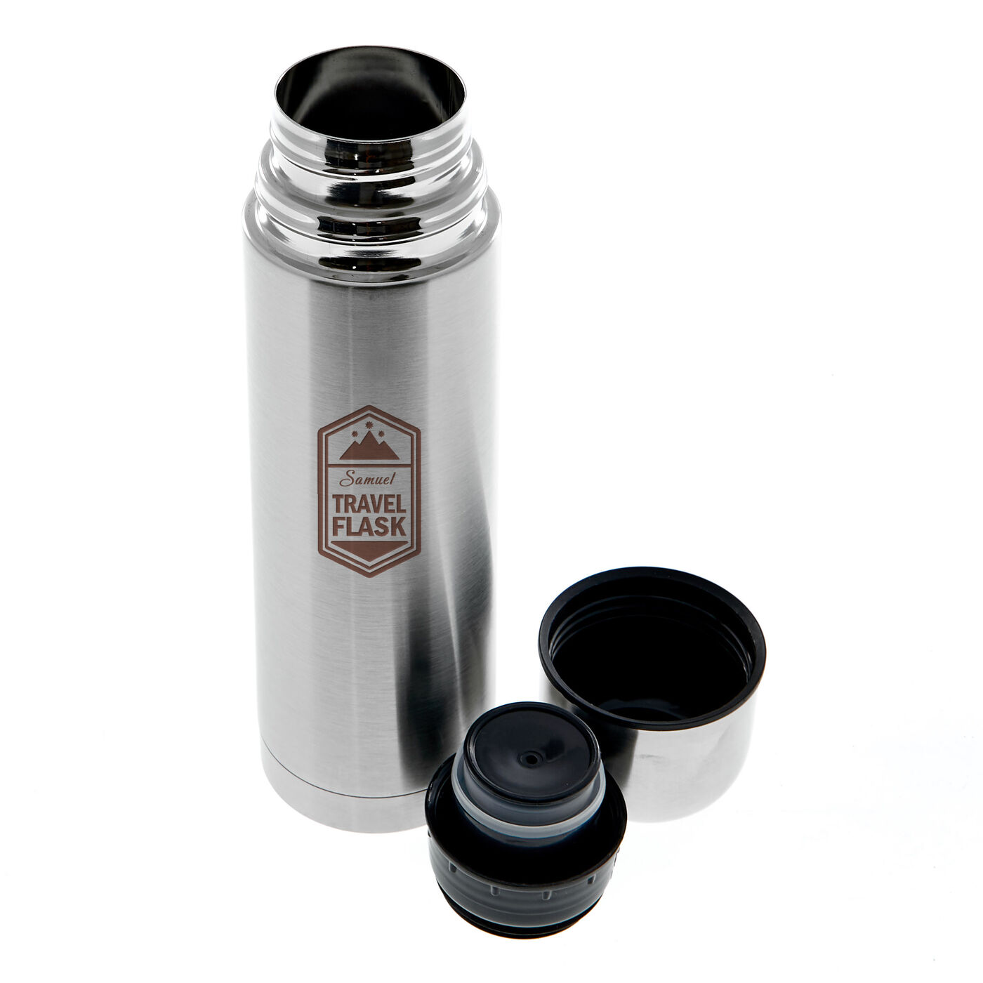 Buy Personalised Engraved Stainless Steel Vacuum Flask Travel Flask