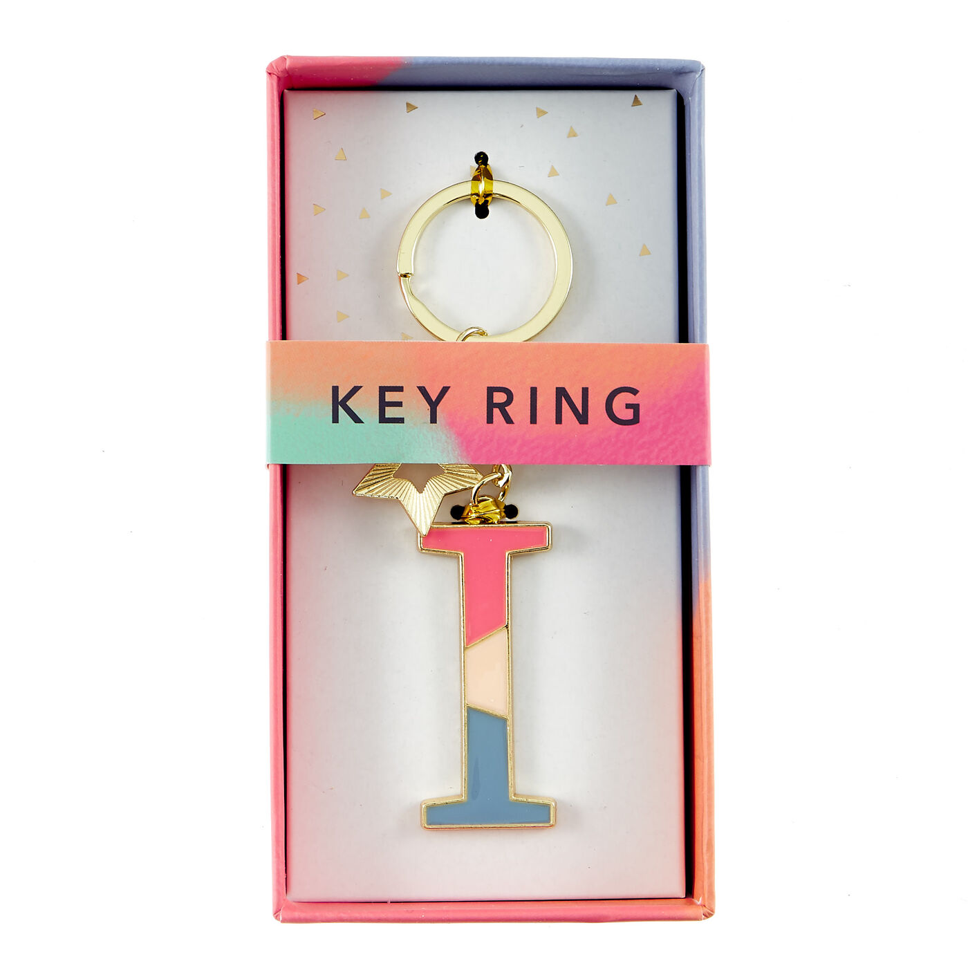 Monogram Letter Keyring Range