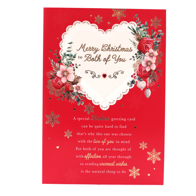 Christmas Card - To Both Of You, Traditional Verse