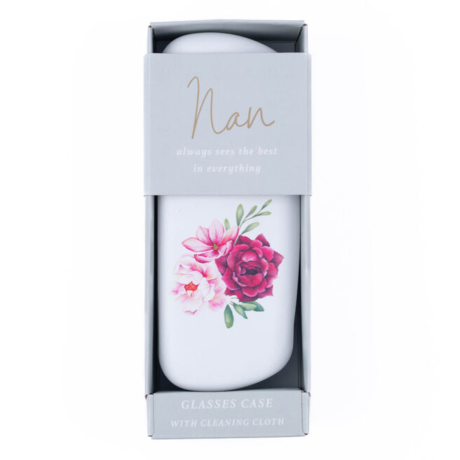 Nan Floral Glasses Case & Cleaning Cloth