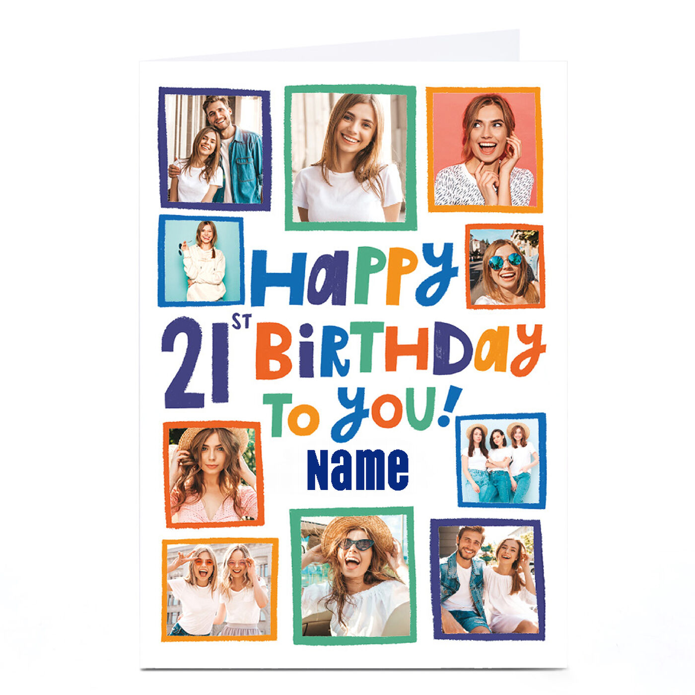 buy-photo-aimee-stevens-21st-birthday-card-10-photos-any-name-for