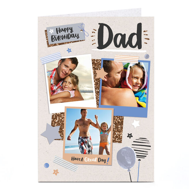 Photo Birthday Card - Have A Great Day Dad