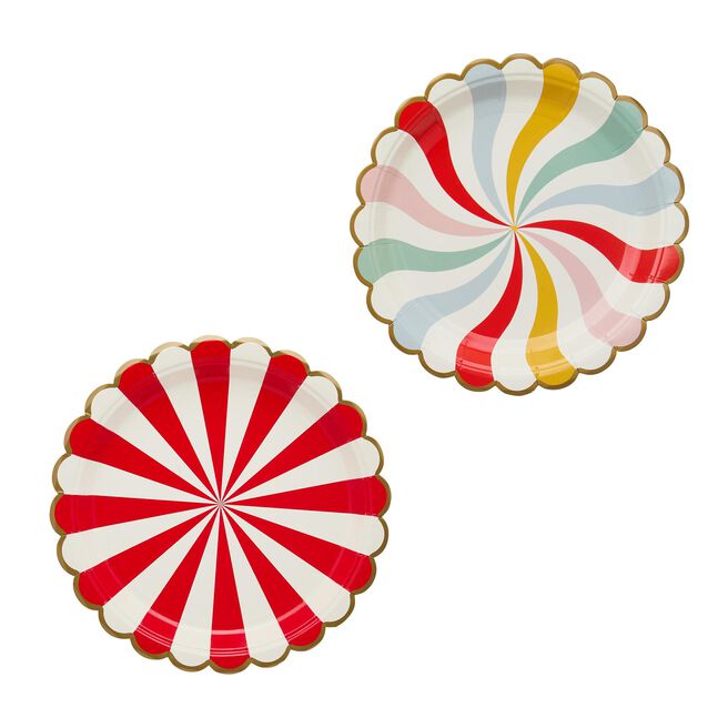 Circus Paper Plates - Pack of 8