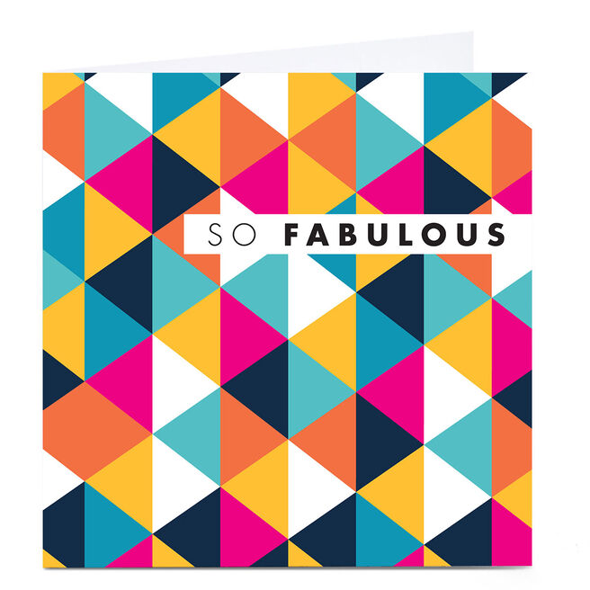Personalised Hello Munki Card - So Fabulous 