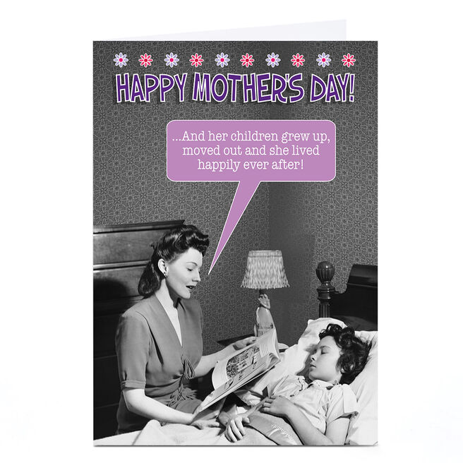 Personalised Quitting Hollywood Mother's Day Card - Happily Ever After