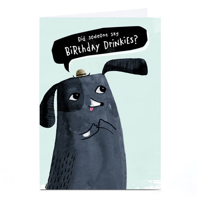 Personalised Andrew Thornton Birthday Card - Birthday Drinkies