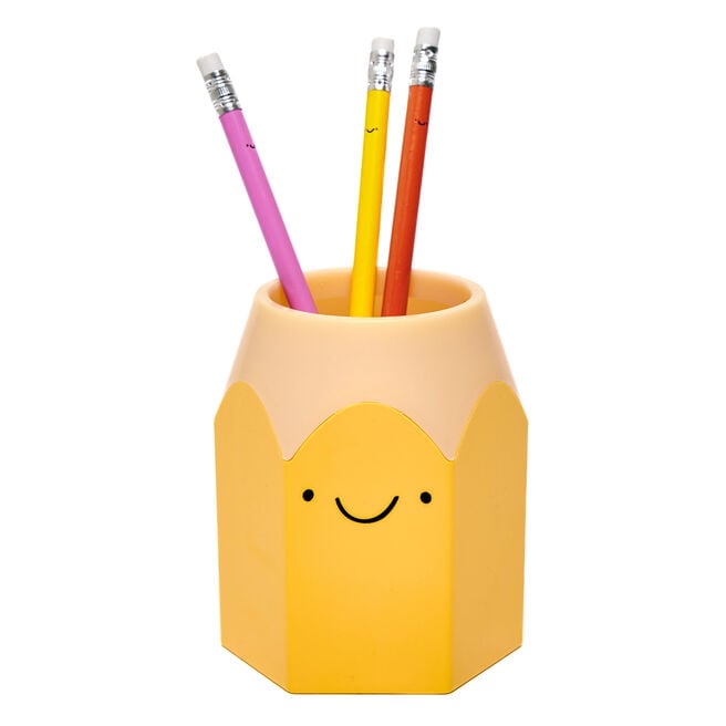 Pencil Pot & Set of 3 Pencils