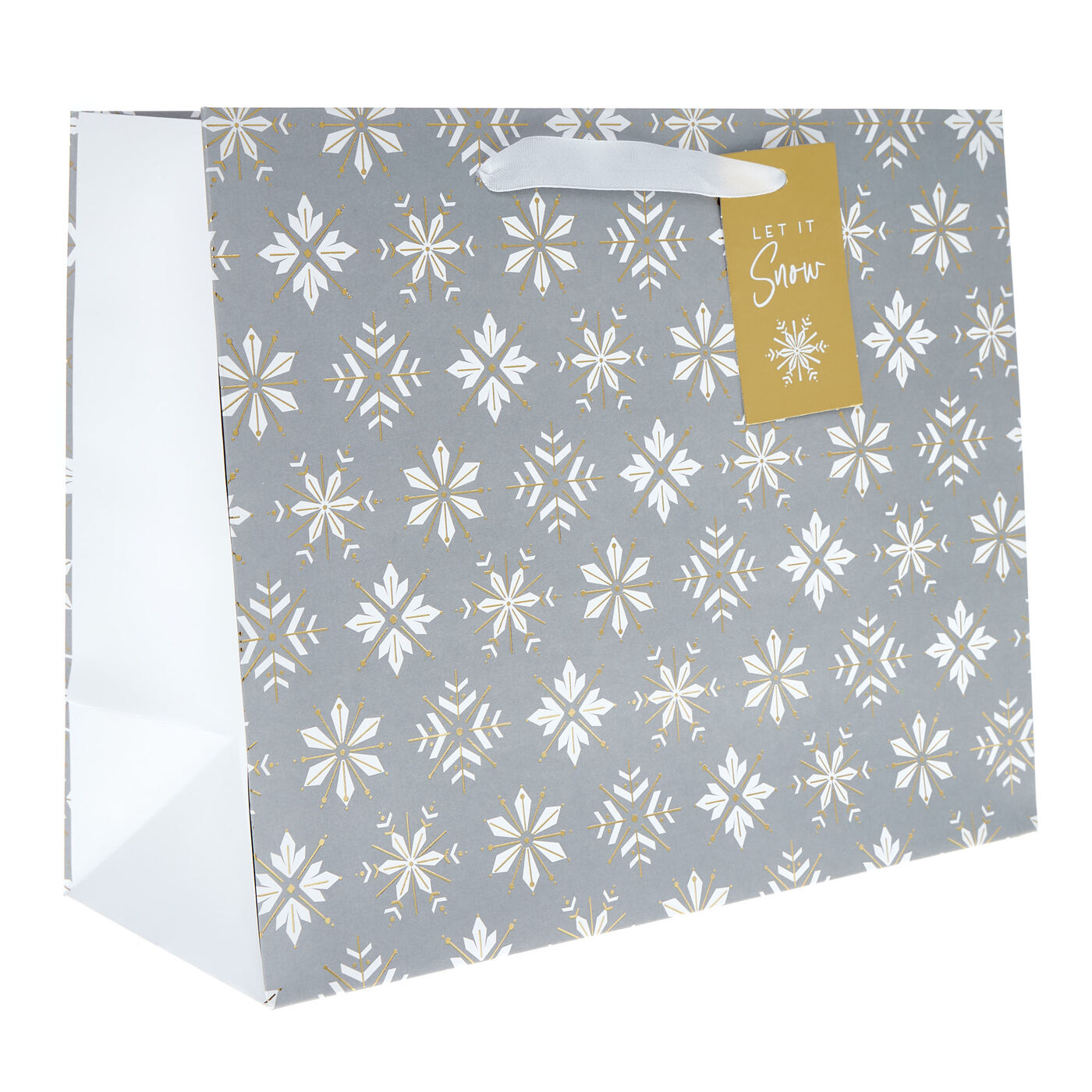 Buy Large Landscape Patterned Snowflakes Gift Bag for GBP 1.49 Card