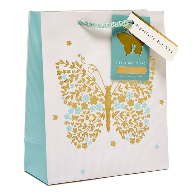 Premium Studio 41 Butterfly Medium Portrait Gift Bag & Tissue