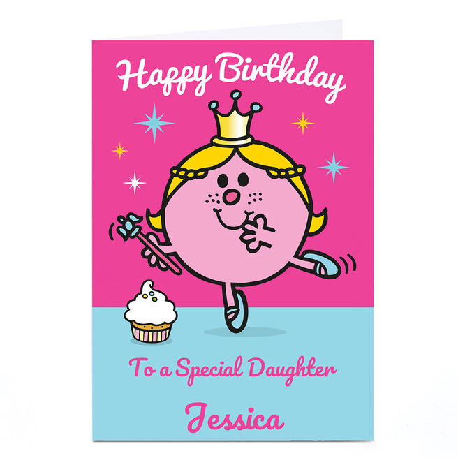 Personalised Birthday Card - Daughter Little Miss Princess
