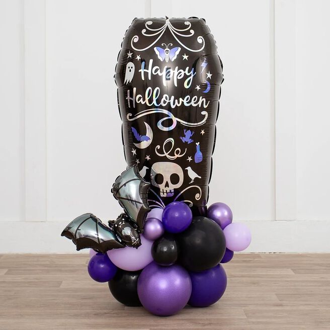 Glitz & Ghoul Supershape Balloon Stack - Delivered Inflated!