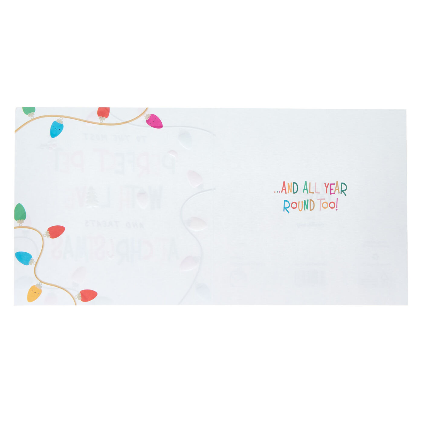 Buy Perfect Pet Fairy Lights Christmas Card for GBP 1.29 Card Factory UK