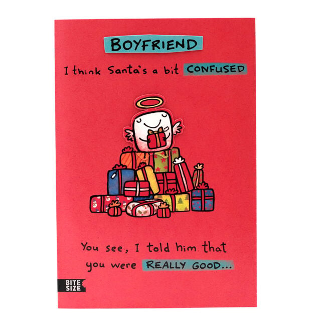 Christmas Card - Boyfriend, Santa’s Confused