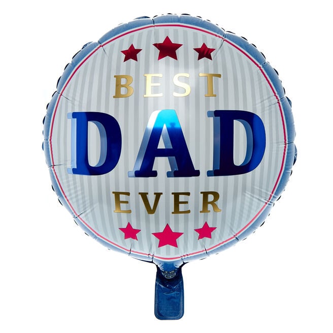 Best Dad Ever 18-Inch Foil Helium Balloon
