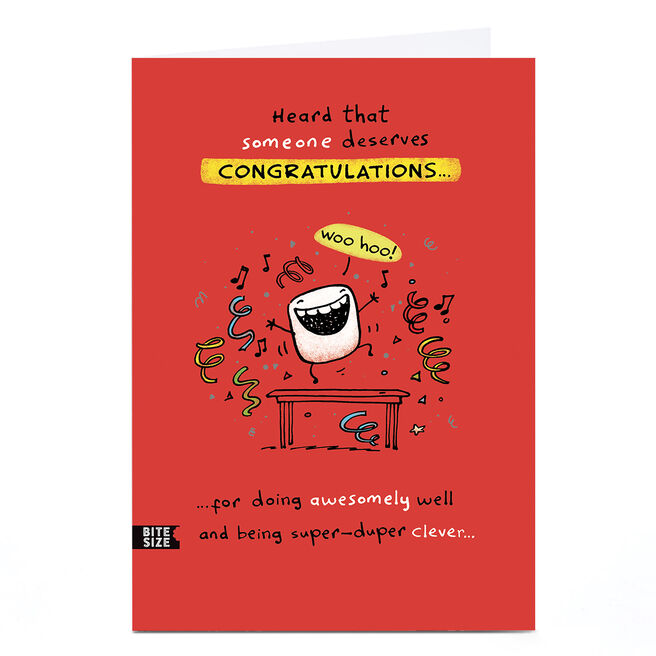 Congratulations Card - Awesome Super Duper Clever