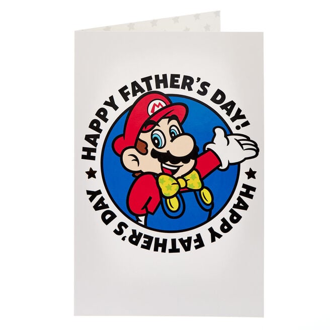 Super Mario Any Recipient Father's Day Card