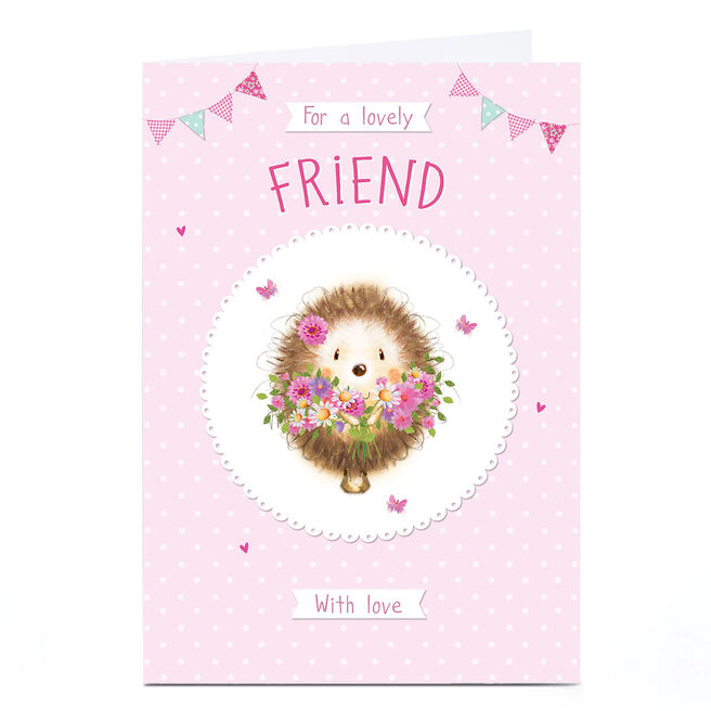 Personalised Birthday Card - Lovely Friend