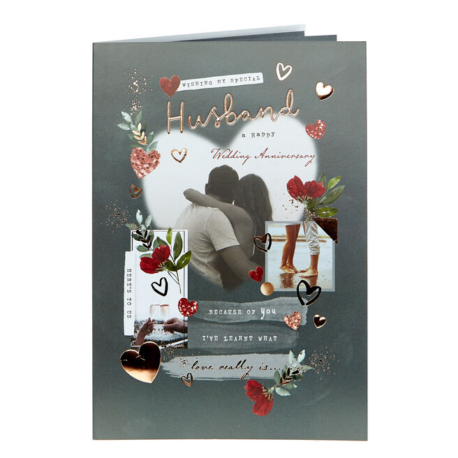 Anniversary Card - Special Husband Here's To Us