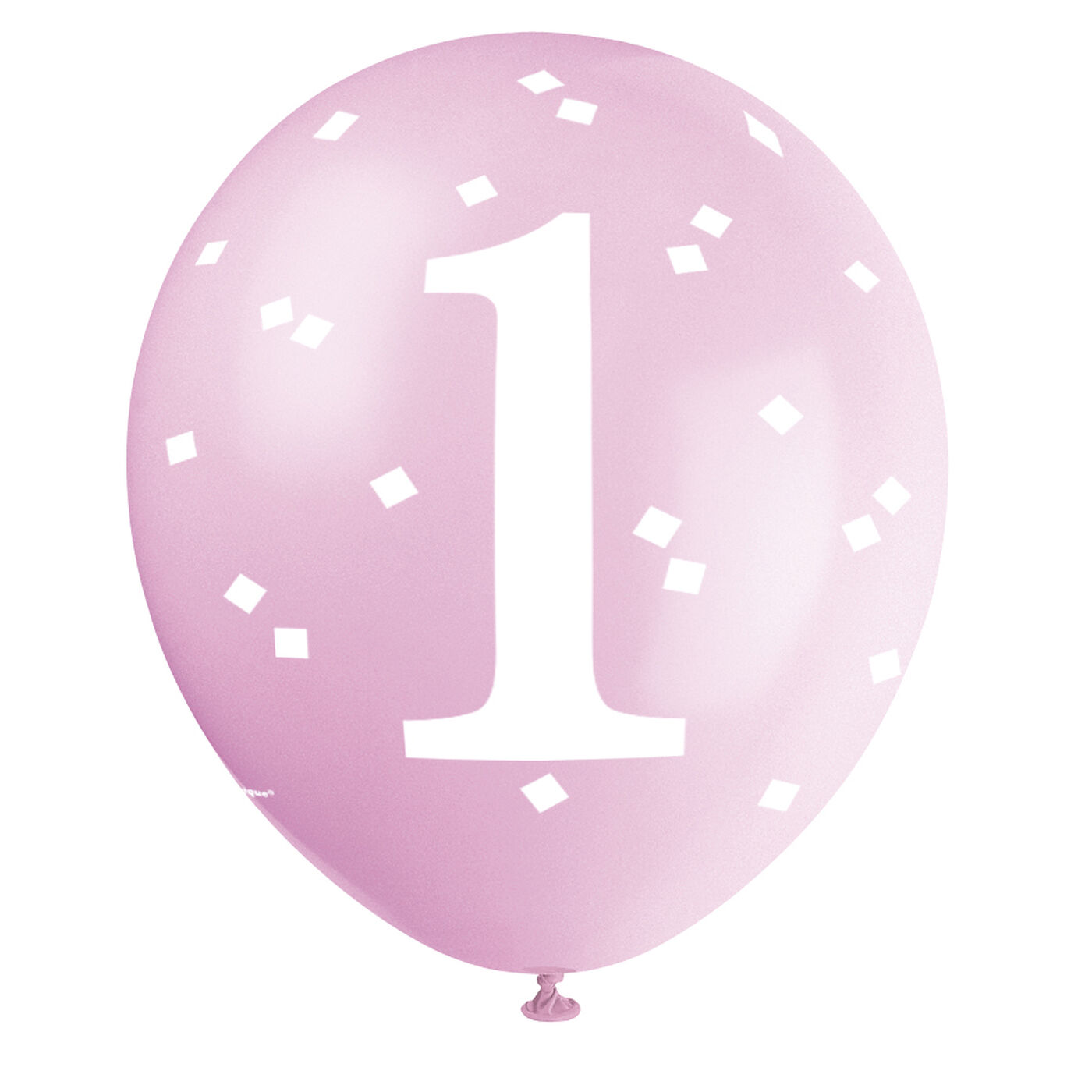 Buy Pink Gingham 1st Birthday Party Tableware & Decorations Bundle - 16 ...