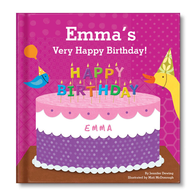My Very Happy Birthday! Personalised Pink Storybook
